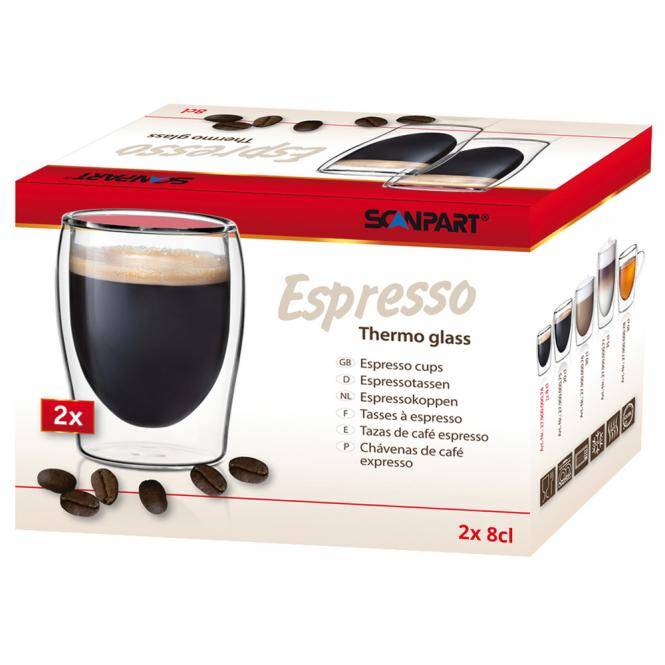 Scanpart ESPRESSO dvigubo stiklo 