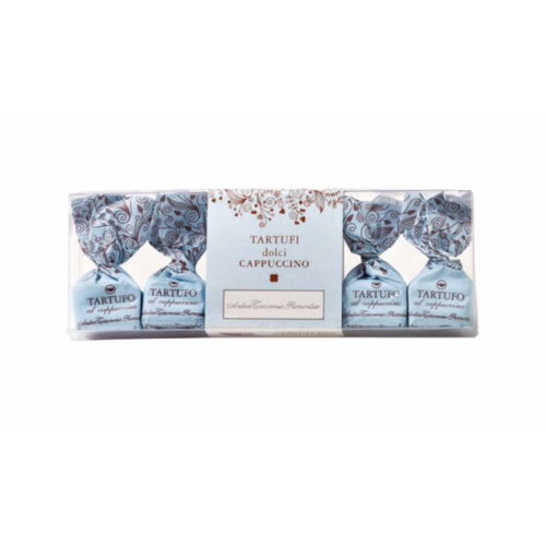 Antica Torroneria Piemontese Saldainių dėžutė TARTUFI CAPPUCCINO CONFEZIONE 85 g 5,99 EUR Antica Torroneria Piemontese Saldainių dėžutė TARTUFI CAPPUCCINO CONFEZIONE 85 g 5,99 EUR