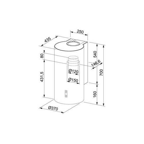 FRANKE Gartraukis FRANKE TUBE FTU 3807-P W XS 90H 550,00 EUR FRANKE Gartraukis FRANKE TUBE FTU 3807-P W XS 90H 550,00 EUR
