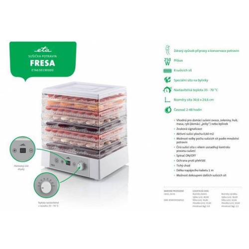 Eta Maisto džiovyklė ETA630190000 Fresa 49,00 EUR Eta Maisto džiovyklė ETA630190000 Fresa 49,00 EUR
