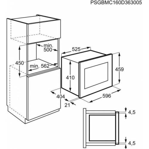 AEG Mikrobangų krosnelė AEG MBE2658DEM, įmontuojama 450,99 EUR AEG Mikrobangų krosnelė AEG MBE2658DEM, įmontuojama 450,99 EUR