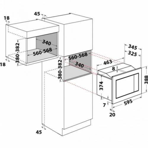 WHIRLPOOL Įmontuojama mikrobangų krosnelė Whirlpool AMW 140 NB 133,99 EUR WHIRLPOOL Įmontuojama mikrobangų krosnelė Whirlpool AMW 140 NB 133,99 EUR