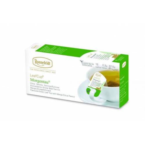 Ronnefeld arbata LeafCup® žalioji arbata Morgentau® 15 vnt. 5,99 EUR