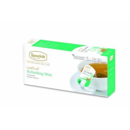 Ronnefeld arbata LeafCup® Žolelių arbata Refreshing Mint 15 vnt. 5,99 EUR