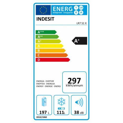 INDESIT 176 cm aukščio šaldytuvas su šaldikliu Indesit LR7 S1 X 315,00 EUR INDESIT 176 cm aukščio šaldytuvas su šaldikliu Indesit LR7 S1 X 315,00 EUR