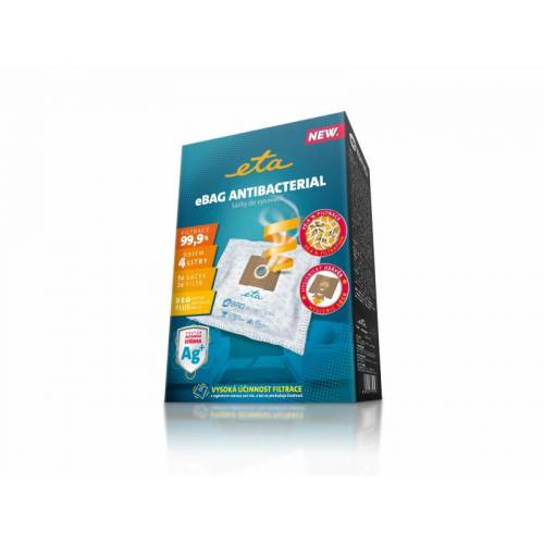 Eta Dulkių maišeliai eBAG ETA960068020 Antibacterial 8,99 EUR Eta Dulkių maišeliai eBAG ETA960068020 Antibacterial 8,99 EUR