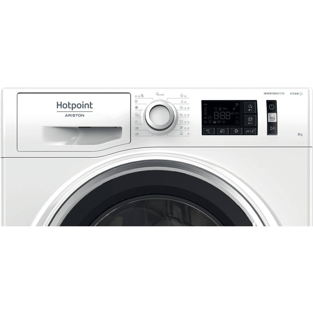 Skalbyklė Hotpoint NM11 845 WS A EU N, 8 kg.-NEMOKAMAS siuntimas!