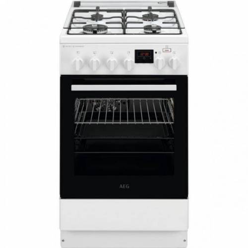 AEG Viryklė AEG CKB56480BW, dujos/elektra/garų f-ja 418,00 EUR