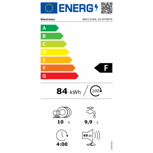 Посудомоечная машина electrolux eea13100l