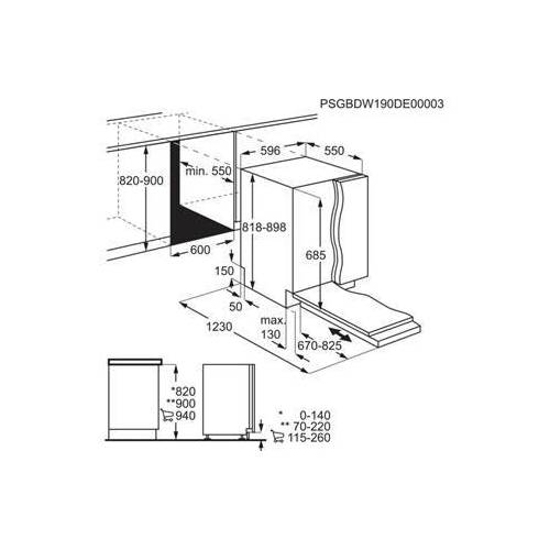 AEG Indaplovė AEG FSE74718P \\"MaxiFlex\\"- NEMOKAMAS siuntimas! 709,00 EUR