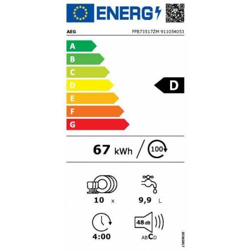 AEG Indaplovė AEG FFB73517ZM, 45 cm 499,00 EUR AEG Indaplovė AEG FFB73517ZM, 45 cm 499,00 EUR