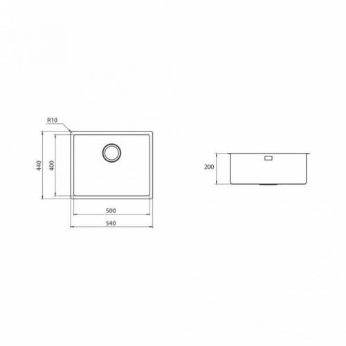 Plados-Telma Plautuvė Plados-Telma Lavello SL5400 Sottotop Polished 309,00 EUR