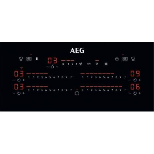 AEG Įmontuojama 83 cm pločio indukcinė kaitlentė su gartraukiu(2 in 1) AEG CCE84779FB 2,349.00