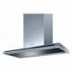 Baraldi Erdvinis ner.plieno/juodo stiklo T formos gartraukis Baraldi LUMINA Island 90x60cm 700m3/h 1,050.00