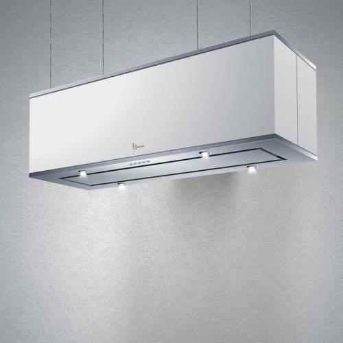 Baraldi Ner.plieno/baltas į lubas troseliais montuojamas gartraukis Baraldi DIADE Pendent 90*30 cm 700 m3/h 855,00 EUR