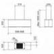 Baraldi Ner.plieno/baltas į lubas troseliais montuojamas gartraukis Baraldi DIADE Pendent 90*30 cm 700 m3/h 855,00 EUR