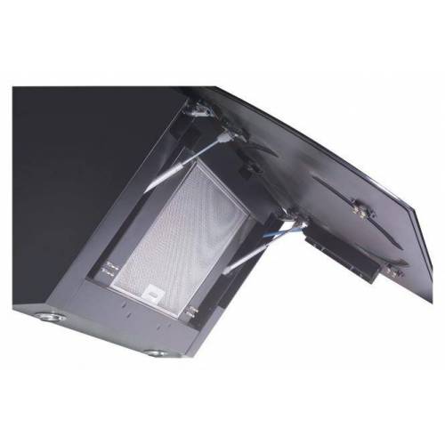 Baraldi Juodo stiklo pasviręs prie sienos montuojamas gartraukis Baraldi NIMA Wall 90cm 700 m3/h 950,00 EUR