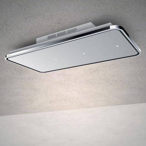 Baraldi Chromo/baltos spalvos prie lubų montuojamas gartraukis Baraldi NOTA Free 120*60 cm 900m3/h 1,260.00
