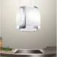 Baraldi Ner.plieno/balto stiklo į lubas troseliais montuojamas gartraukis Baraldi DESSY Pendent 40 cm 700 m3/h 860,00 EUR