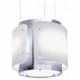 Baraldi Ner.plieno/balto stiklo į lubas troseliais montuojamas gartraukis Baraldi DESSY Pendent 40 cm 700 m3/h 860,00 EUR