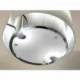 Baraldi Ner.plieno/balto stiklo į lubas troseliais montuojamas gartraukis Baraldi DESSY Pendent 40 cm 700 m3/h 860,00 EUR