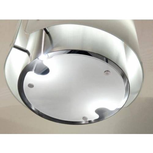 Baraldi Ner.plieno/balto stiklo į lubas troseliais montuojamas gartraukis Baraldi DESSY Pendent 40 cm 700 m3/h 860,00 EUR