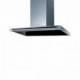 Baraldi Ner.plieno/juodo stiklo T formos montuojamas prie sienos gartraukis Baraldi TECNA Wall 90cm 700m3/h 845,00 EUR