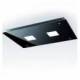 Baraldi Juodo stiklo pilnai į lubas įmontuojamas gartraukis be variklio Baraldi VIVA Ceiling 120*60 cm 1,025.00