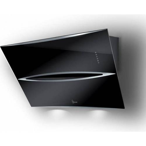 Baraldi Juodo stiklo pasviręs prie sienos montuojamas gartraukis Baraldi SURF Wall 90cm 700 m3/h 900,00 EUR