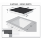 Baraldi Įmontuojama ant stalviršio indukcinė su metalo briauna 60cm pločio kaitlentė Baraldi NICE Indy 505,00 EUR