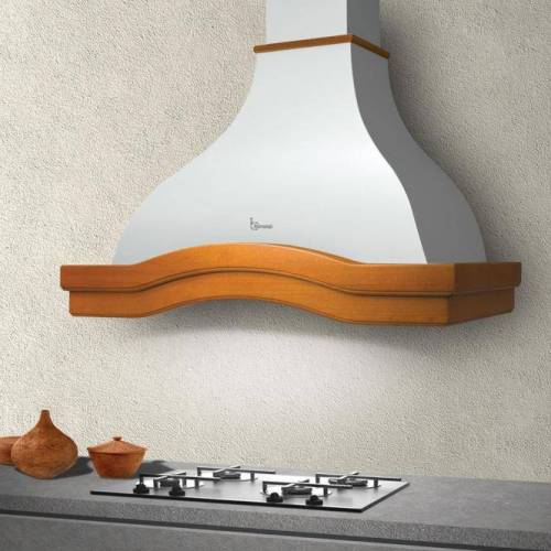 Baraldi Baltos sendintos spalvos su medžio apdaila prie sienos montuojamas gartraukis Baraldi VERA 90 cm 700m3/h 552,00 EUR