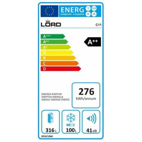 Lord 70 cm pločio ner.plieno spalvos šaldytuvas su šaldikliu apačioje Lord C11 + DOVANA kavos pupelės LORD (0.5 kg) 964,00 EUR Lord 70 cm pločio ner.plieno spalvos šaldytuvas su šaldikliu apačioje Lord C11 + DOVANA kavos pupelės LORD (0.5 kg) 964,00 EUR