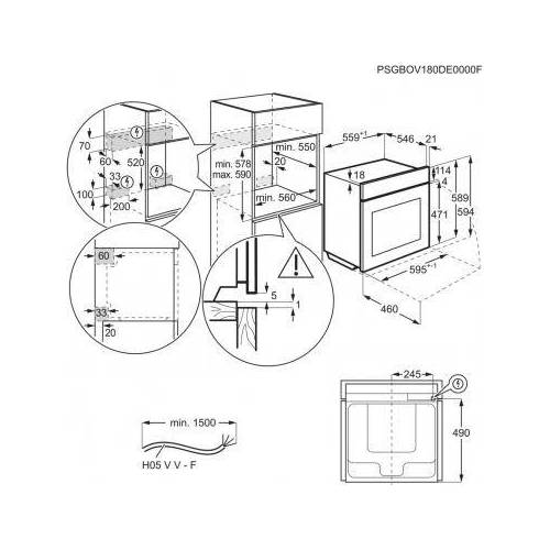 AEG Garinė orkaitė AEG BSE788380B 1,079.00