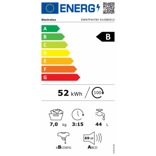 ELECTROLUX Įmontuojama skalbimo mašina Electrolux EWN7F447WI 639,00 EUR ELECTROLUX Įmontuojama skalbimo mašina Electrolux EWN7F447WI 639,00 EUR
