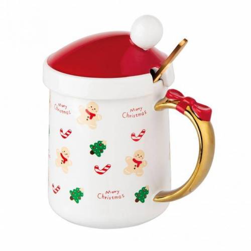 Altom Design Kalėdinis puodelis su dangčiu ir šaukšteliu 350ml 15,69 EUR