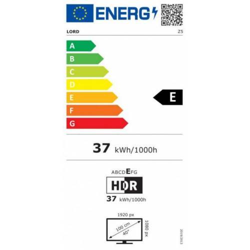 Lord Išmanusis LED 40 colių televizorius Full HD Lord Z5 + DOVANA kavos pupelės LORD (0.5 kg) 309,00 EUR Lord Išmanusis LED 40 colių televizorius Full HD Lord Z5 + DOVANA kavos pupelės LORD (0.5 kg) 309,00 EUR
