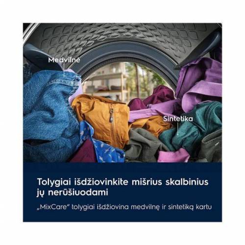 ELECTROLUX Džiovyklė su šilumos siurbliu Electrolux EW7D283VE + DOVANA 579,00 EUR