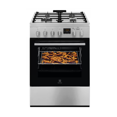 ELECTROLUX 60cm pločio dujinė viryklė su el.orkaite Electrolux LKK660220X 490,00 EUR