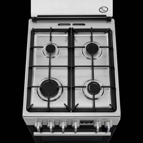 AEG 50 cm pločio metalo spalvos dujinė viryklė su el. orkaite AEG CKB56490BM 429,00 EUR