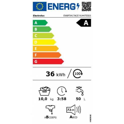 ELECTROLUX Iš priekio pakraunama skalbyklė Electrolux EW8F5417ACE 739,00 EUR ELECTROLUX Iš priekio pakraunama skalbyklė Electrolux EW8F5417ACE 739,00 EUR