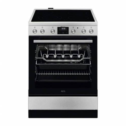 AEG 60cm pločio ner.plieno spalvos el. keraminė viryklė AEG CCB6443NBM 625,00 EUR