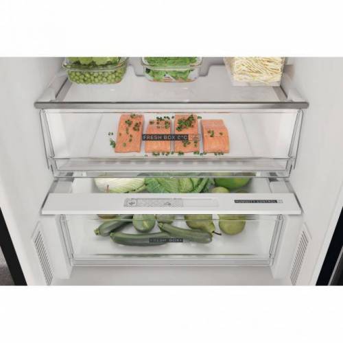 WHIRLPOOL 192 cm juodos spalvos NoFrost šaldytuvas Whirlpool W7X 82O K 465,00 EUR