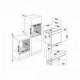 WHIRLPOOL Juodos spalvos orkaitė su pirolize Whirlpool AKZ9 9480 NB 399,00 EUR