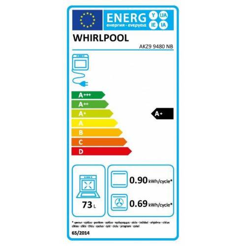 WHIRLPOOL Juodos spalvos orkaitė su pirolize Whirlpool AKZ9 9480 NB 399,00 EUR WHIRLPOOL Juodos spalvos orkaitė su pirolize Whirlpool AKZ9 9480 NB 399,00 EUR