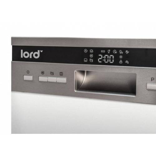 Lord Įmontuojama 45 cm pločio indaplovė su matoma valdymo panele Lord D6 2.GN + DOVANA kavos pupelės LORD (0.5 kg) 466,00 EUR