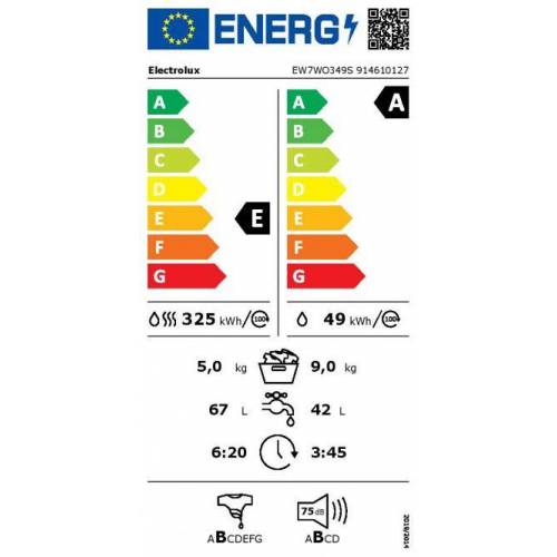 ELECTROLUX Skalbimo mašina su džiovinimu Electrolux EW7WO349S 679,00 EUR ELECTROLUX Skalbimo mašina su džiovinimu Electrolux EW7WO349S 679,00 EUR