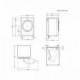 ELECTROLUX Džiovyklė su šilumos siurbliu Electrolux EW9D587KCE 939,00 EUR