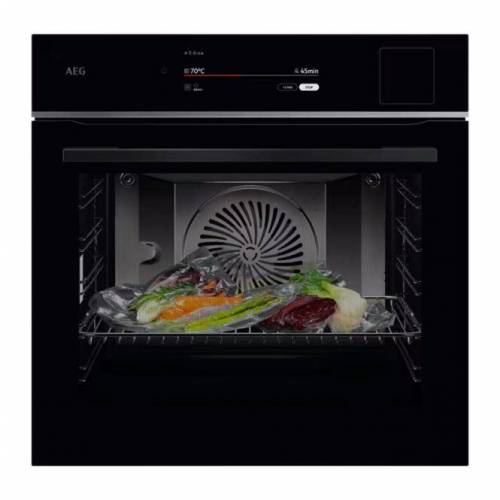 AEG Juodos spalvos kombinuota garinė orkaitė AEG TP9SB831AB 1,299.00