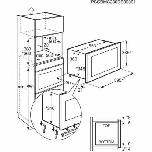 AEG Juodos spalvos 38cm aukščio įmontuojama mikrobangų krosnelė AEG OS5MG20EB 399,00 EUR AEG Juodos spalvos 38cm aukščio įmontuojama mikrobangų krosnelė AEG OS5MG20EB 399,00 EUR