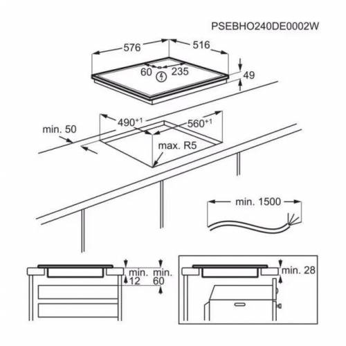 AEG Indukcinė kaitlentė AEG TN64IA00XB 369,00 EUR